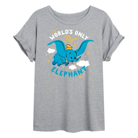 Disney - Dumbo - The World's Only Flying Elephant - Women's Oversized T-Shirt