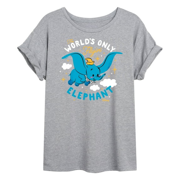 Disney - Dumbo - The World's Only Flying Elephant - Women's Oversized T-Shirt