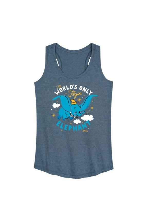 - Dumbo - The World's Only Flying Elephant - Women's Racerback Tank Top