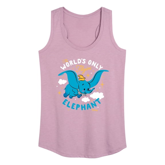 Disney - Dumbo - The World's Only Flying Elephant - Women's Racerback Tank Top