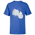 thumbnail image 1 of Disney Dumbo and Mother Best Mom Ever Birthday Mother’s Day - Short Sleeve T-Shirt for Kids - Customized-Royal, 1 of 5
