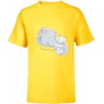 thumbnail image 1 of Disney Dumbo and Mother Best Mom Ever Birthday Mother’s Day - Short Sleeve T-Shirt for Kids - Customized-Yellow, 1 of 5