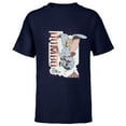 thumbnail image 1 of Disney Dumbo the Flying Elephant Spectacular - Short Sleeve T-Shirt for Kids - Customized-Navy, 1 of 5