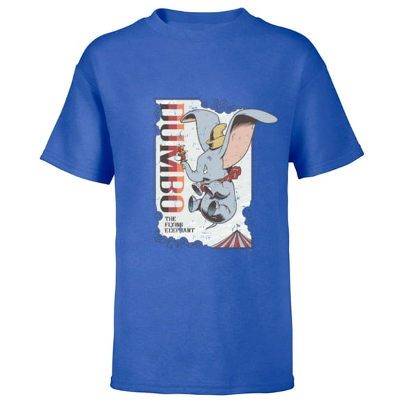 Disney Dumbo the Flying Elephant Spectacular - Short Sleeve T-Shirt for Kids - Customized-Royal