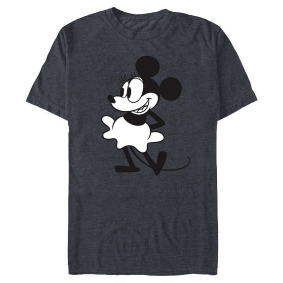 Disney Early Minnie Mouse - Short Sleeve Blended T-Shirt for Adults - Customized-Navy Heather