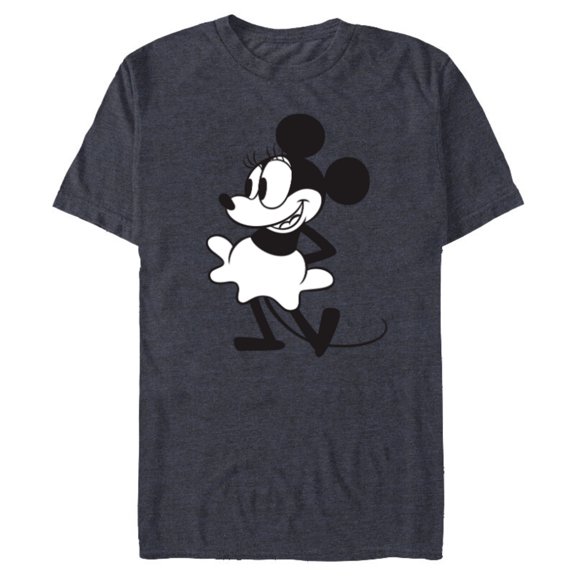 Disney Early Minnie Mouse - Short Sleeve Blended T-Shirt for Adults - Customized-Navy Heather