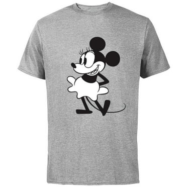 Disney Early Minnie Mouse - Short Sleeve Cotton T-Shirt for Adults - Customized-Athletic Heather