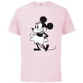 thumbnail image 1 of Disney Early Minnie Mouse - Short Sleeve Cotton T-Shirt for Adults - Customized-Soft Pink, 1 of 5