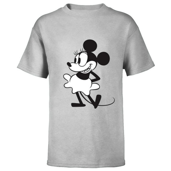 Disney Early Minnie Mouse - Short Sleeve T-Shirt for Kids - Customized-Athletic Heather