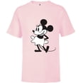 thumbnail image 1 of Disney Early Minnie Mouse - Short Sleeve T-Shirt for Kids - Customized-Soft Pink, 1 of 5