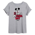 thumbnail image 1 of Disney - Ears on Kinda Day - Juniors Oversized Graphic T-Shirt, 1 of 4