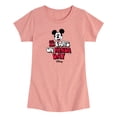 thumbnail image 1 of Disney - Ears on Kinda Day - Toddler Girls Fitted Short Sleeve T-Shirt, 1 of 3