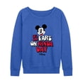 thumbnail image 1 of Disney - Ears on Kinda Day - Women's French Terry Long Sleeve Pullover, 1 of 3