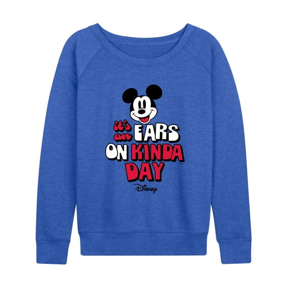 Disney - Ears on Kinda Day - Women's French Terry Long Sleeve Pullover