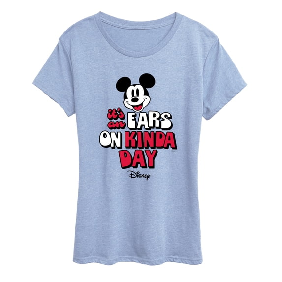 Disney - Ears on Kinda Day - Women's Short Sleeve Graphic T-Shirt