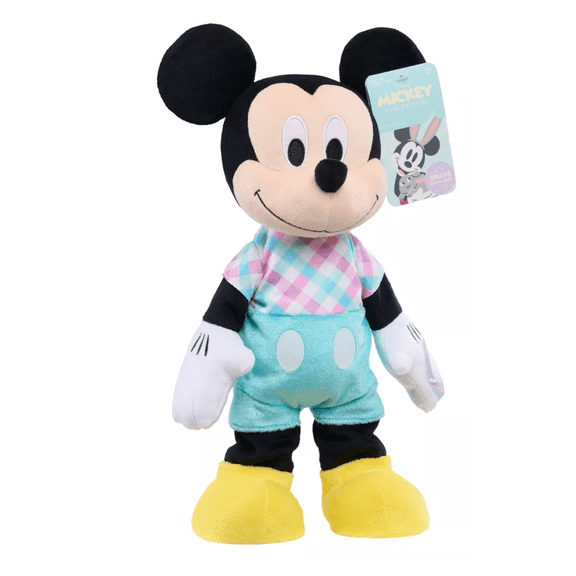 Disney Easter Dancing Mickey Plush Stuffed Animal Toy New With Tag
