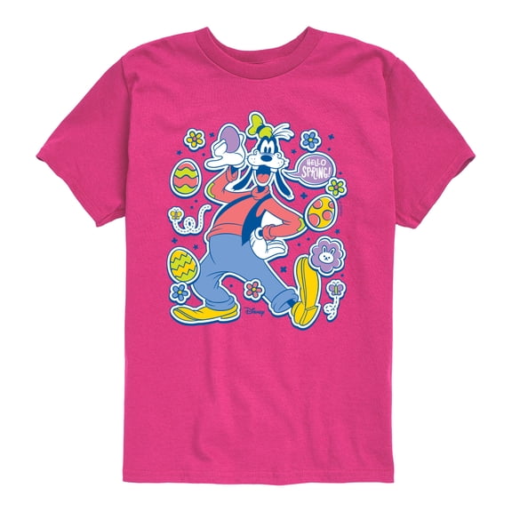 Disney - Easter Stickers - Youth Boys Short Sleeve Graphic T-Shirt