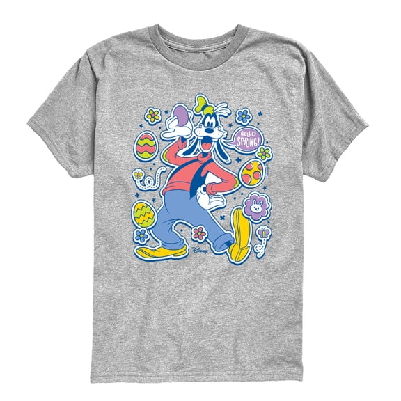 Disney - Easter Stickers - Youth Boys Short Sleeve Graphic T-Shirt