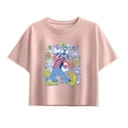 thumbnail image 1 of Disney - Easter Stickers - Youth Girls Boxy T-Shirt, 1 of 4