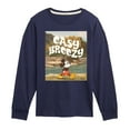thumbnail image 1 of Disney - Easy Breezy - Toddler & Youth Long Sleeve Graphic T-Shirt, 1 of 5