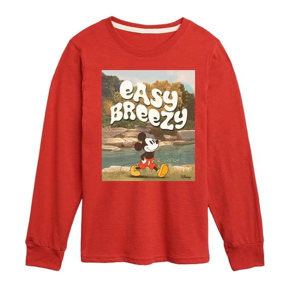Disney - Easy Breezy - Toddler & Youth Long Sleeve Graphic T-Shirt