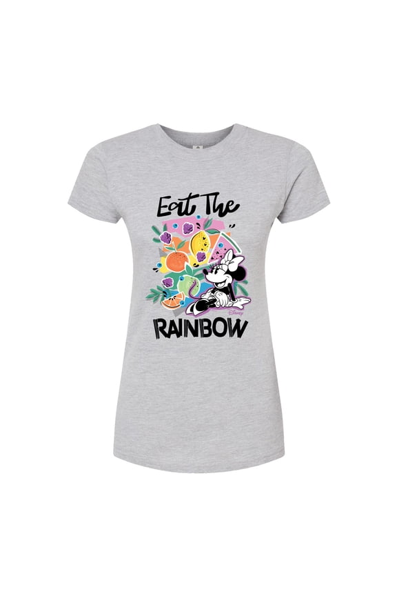 - Eat The Rainbow - Juniors Fitted Graphic T-Shirt