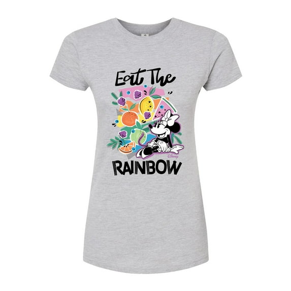 Disney - Eat The Rainbow - Juniors Fitted Graphic T-Shirt