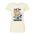 thumbnail image 1 of Disney - Eat The Rainbow - Juniors Fitted Graphic T-Shirt, 1 of 5