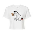 thumbnail image 1 of Disney - Eeyore And Butterfly - Juniors Cropped Cotton Blend T-Shirt, 1 of 4