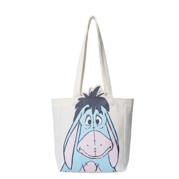 Disney Eeyore Die-Cut Canvas Tote Bag with Shaped Top