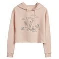 thumbnail image 1 of Disney - Eeyore With Caterpillar - Juniors Cropped Pullover Hoodie, 1 of 4
