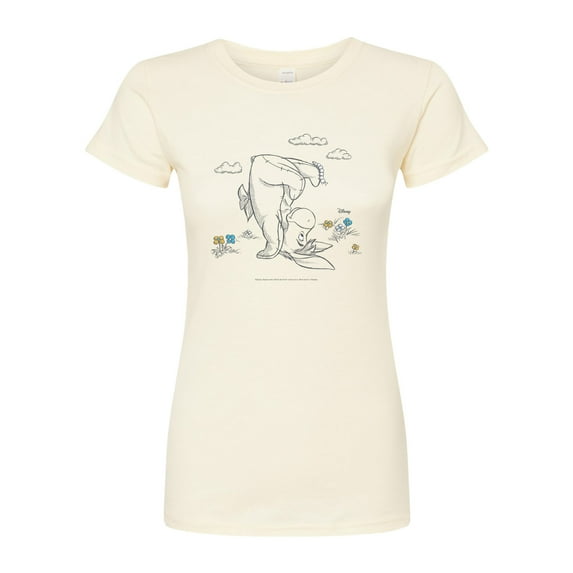 Disney - Eeyore With Caterpillar - Juniors Fitted Graphic T-Shirt