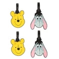 thumbnail image 1 of Disney Eeyore and Winnie The Pooh Luggage Tags PVC 4-Piece Set - Eeyore and Winnie The Pooh Travel Tags and Suitcase Tags - Disney Luggage Tags, 1 of 5