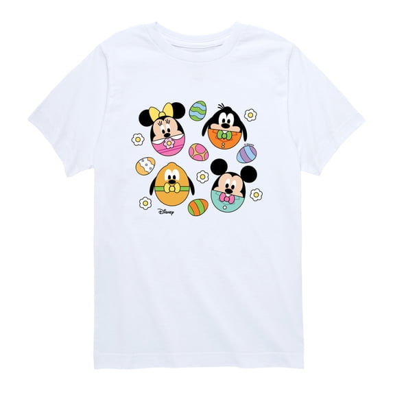 Disney - Egg Grid Toddler Short Sleeve Graphic T-Shirt