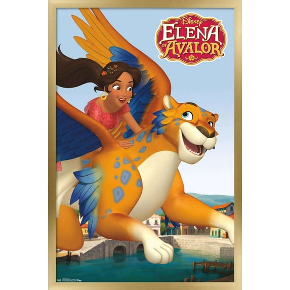 Disney Elena of Avalor - Flight Wall Poster, 22.375" x 34", Framed