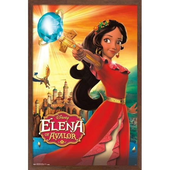 Disney Elena of Avalor - One Sheet Wall Poster, 14.725" x 22.375", Framed