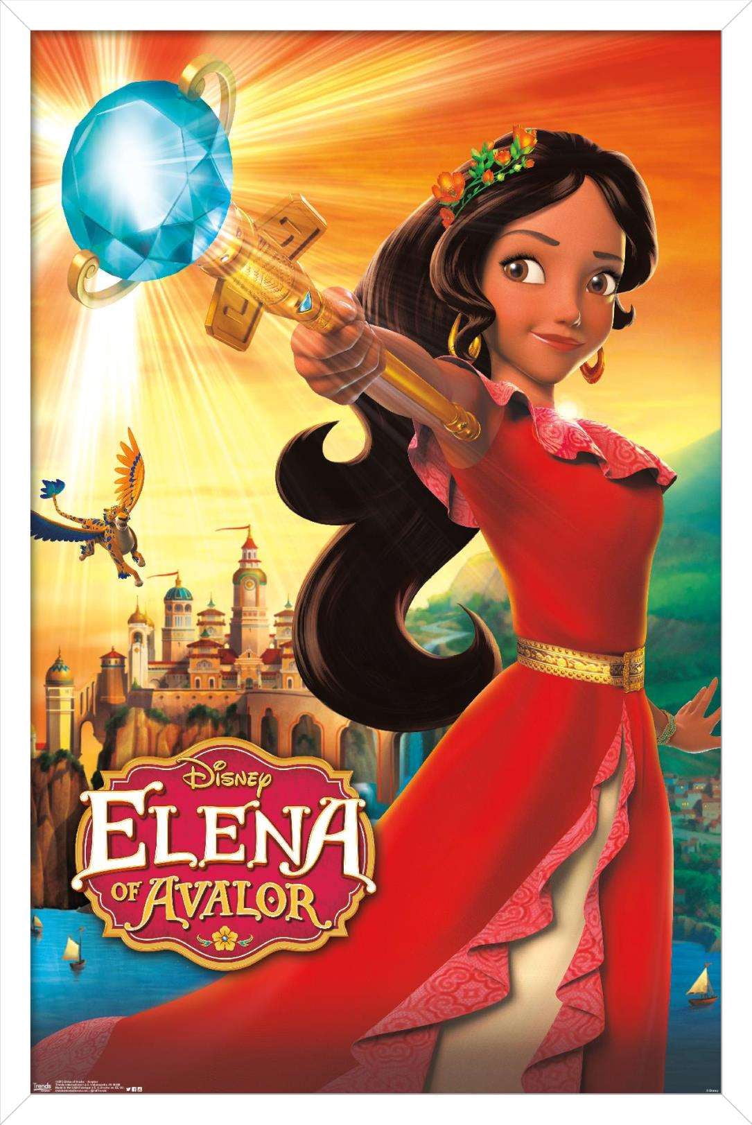 Disney Elena of Avalor - One Sheet Wall Poster, 14.725" x 22.375", Framed