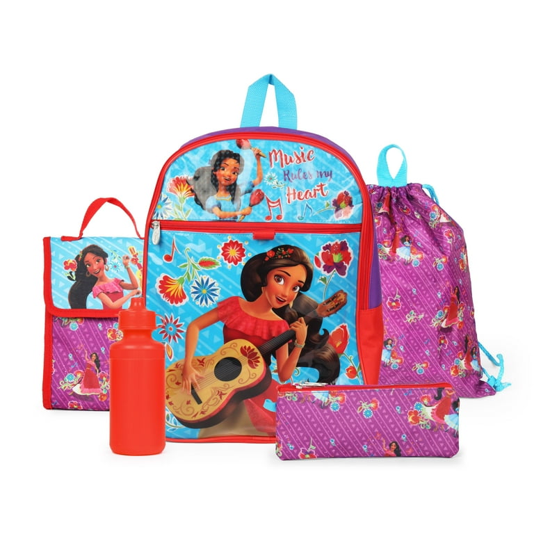 Disney Elena the Avalor Backpack Back to School 5 Piece Essentials Set Walmart