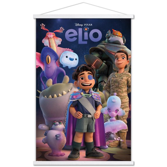 Disney Elio (2025) - Group Wall Poster with Magnetic Frame, 22.375" x 34"