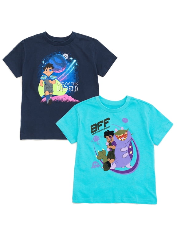 Elio Glordon 2 Pack T-Shirts Toddler to Big Kid