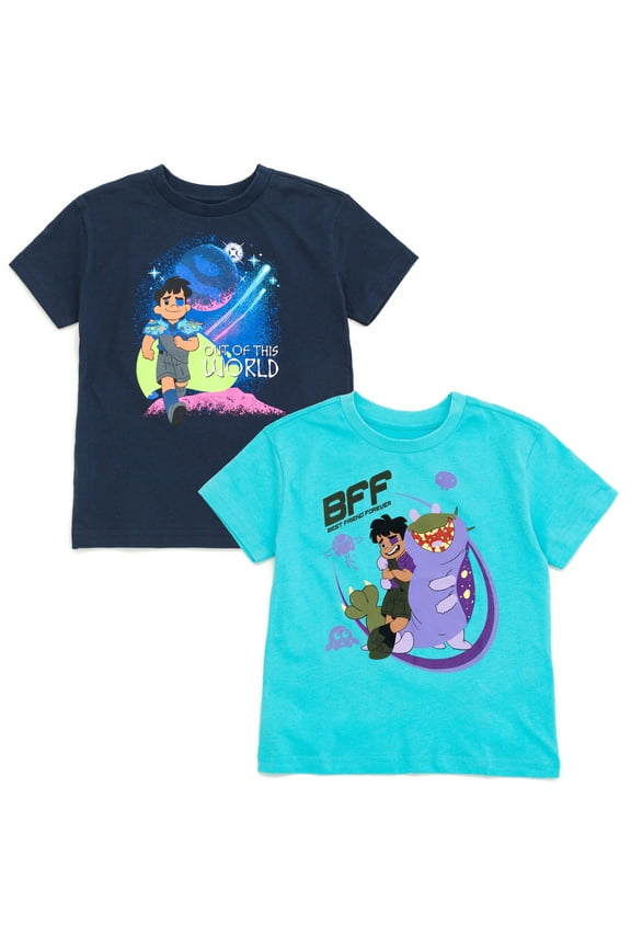 Elio Glordon 2 Pack T-Shirts Toddler to Big Kid