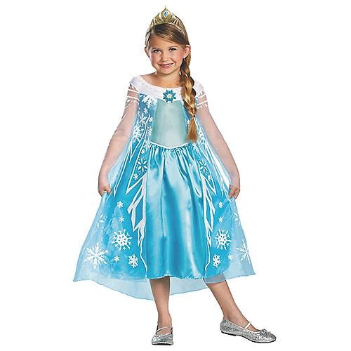 Disney Elsa Halloween Fancy-Dress Costume for Child, Regular 3T-4T