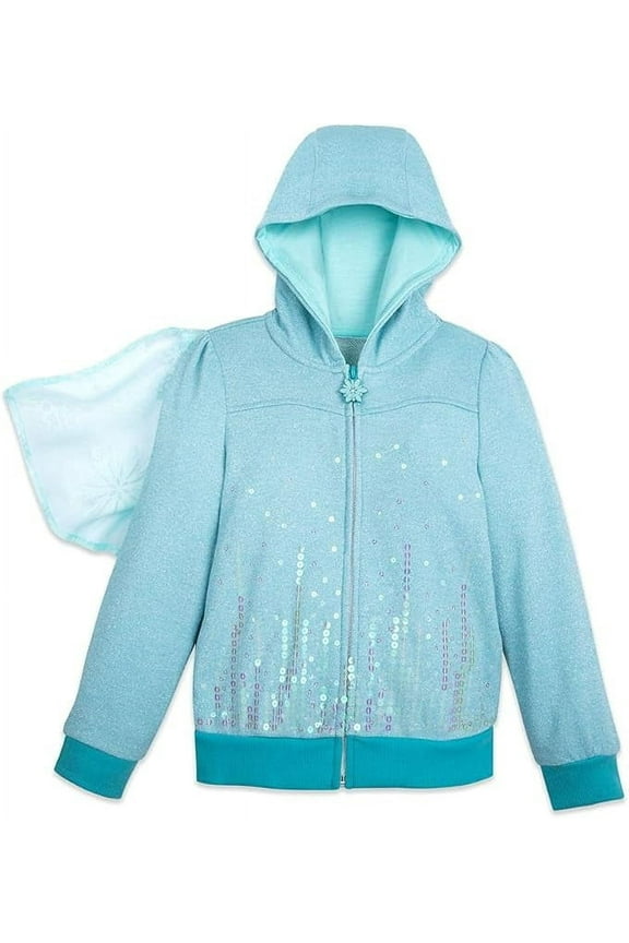 Elsa Hoodie Sweatshirt Costume for Girls Frozen 2, Size 2