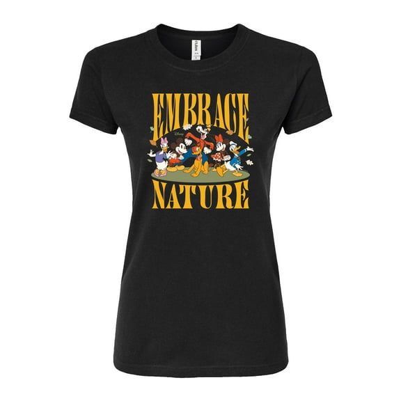 Disney - Embrace Nature - Juniors Fitted Graphic T-Shirt