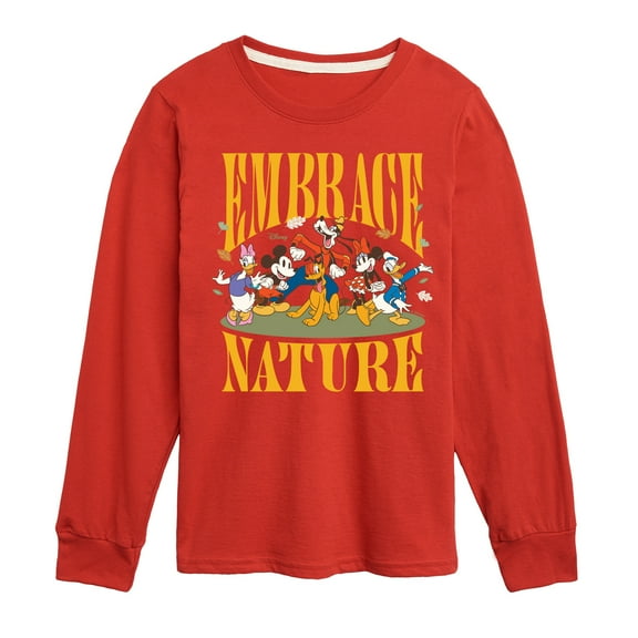 Disney - Embrace Nature - Toddler & Youth Long Sleeve Graphic T-Shirt