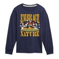 thumbnail image 1 of Disney - Embrace Nature - Toddler & Youth Long Sleeve Graphic T-Shirt, 1 of 5