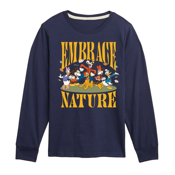 Disney - Embrace Nature - Toddler & Youth Long Sleeve Graphic T-Shirt