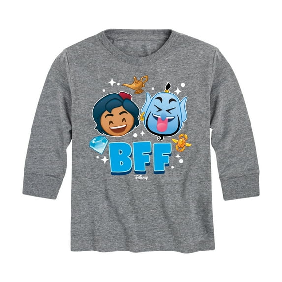 Disney Emoji - Aladdin Emoji - Toddler And Youth Long Sleeve Graphic T-Shirt