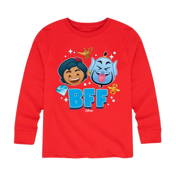 Disney Emoji - Aladdin Emoji - Toddler And Youth Long Sleeve Graphic T-Shirt