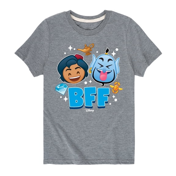 Disney Emoji - Aladdin Emoji - Toddler And Youth Short Sleeve Graphic T-Shirt